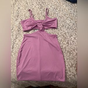 Dress with cutouts on the side!